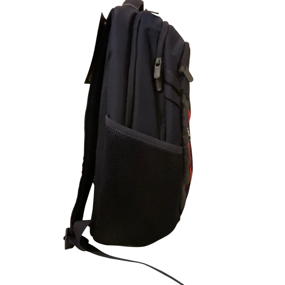 Under Armour Hustle 5.0 Backpack Navy Red‎ UA Storm Water Repellent Laptop